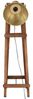 vidaXL Stehlampe Messing E27 Mango Massivholz 320588 Bild 3