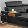 Relaxdays Sofatablett Bambus mit Untersetzern Bild 4