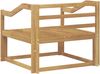 vidaXL Outdoor Mittelsofa Massivholz Akazie Weiß 3439023 Bild 5