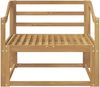 vidaXL Outdoor Mittelsofa Massivholz Akazie Weiß 3439023 Bild 3