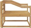 vidaXL Outdoor Mittelsofa Massivholz Akazie Weiß 3439023 Bild 4