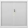 vidaXL Schiebetürenschrank Grau 90x40x90 cm Stahl 336430 Bild 2