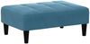 vidaXL Fußhocker Blau 77x55x31 cm Samt 4007365 Bild 2