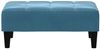 vidaXL Fußhocker Blau 77x55x31 cm Samt 4007365 Bild 4