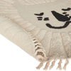 Runder Teppich aus Baumwolle mit Löwenmuster Beige ø 140 cm BADHANI Bild 5