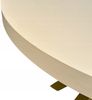 Runder ausziehbarer Tisch KASCHMIR Ø110/310 cm mit goldenen Metallbeinen Bild 4