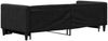 vidaXL Tagesbett Ausziehbar Schwarz 80x200 cm Stoff 3196575 Bild 5