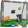 KESSER® Fußballtor für Garten robustes Outdoor Training Schusstraining UV-beständigem Netz, Stahlrahmen mit Polsterung, Erdhaken, Luftpumpe, Hüttchen, Montagezubehör für Kinder und Erwachsene Anthrazit, 180cm, Ohne Torwand Bild 5
