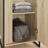 vidaXL Warderobe mit Speicher Sonoma 50 x 50 x 200 cm Holzwerkstoff 3403017 Bild 3