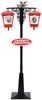 vidaXL Weihnachts-Straßenlampe mit Weihnachtsmann 81 x 40 x 188 cm PVC 289926 Bild 3