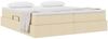 vidaXL Aufbewahrungsbett mit Matratze Creme 180 x 200 cm Polyester 3370353 Bild 3