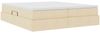 vidaXL Aufbewahrungsbett mit Matratze Creme 180 x 200 cm Polyester 3370353 Bild 5
