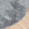 vidaXL Teppich Shaggy Hochflor NAVARRA Silbergrau 240x240 cm Polyester 4102932 Bild 4