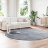 vidaXL Teppich Shaggy Hochflor NAVARRA Silbergrau 240x240 cm Polyester 4102932 Bild 3