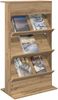 vidaXL Magazinregal Artisan-Eiche 70 x 41 x 126 cm Holzwerkstoff 899534 Bild 3