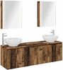 vidaXL Badezimmerschrank-Set 5 pcs Altholz Holzwerkstoff 3406493 Bild 2