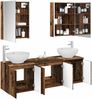vidaXL Badezimmerschrank-Set 5 pcs Altholz Holzwerkstoff 3406493 Bild 3