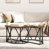 vidaXL Couchtisch Geräucherte Eiche 80 x 80 x 42 cm 868251 Bild 4