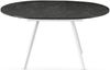 B&D home Esstisch TILL, Metallgestell schwarz oder weiß, ausziehbar 120-160cm, 4-6 Personen Bild 2