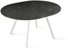 B&D home Esstisch TILL, Metallgestell schwarz oder weiß, ausziehbar 120-160cm, 4-6 Personen Bild 4