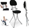 aktivshop Stehhilfe und Sitzhilfe, höhenverstellbar, rutschfest & platzsparend Bild 5