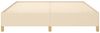 vidaXL Bettgestell ohne Matratze Creme 180x200 cm Stoff 347186 Bild 5