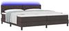 vidaXL Boxspringbett mit Matratze Dunkelbraun 200 x 200 cm Stoff 3342313 Bild 3