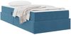 vidaXL Aufbewahrungsbett mit Matratze Dunkelblau 90 x 190 cm Samt 3399692 Bild 3