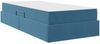 vidaXL Aufbewahrungsbett mit Matratze Dunkelblau 90 x 190 cm Samt 3399692 Bild 5
