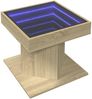 vidaXL LED-Couchtisch Sonoma Eiche 50x50x45 cm Holzwerkstoff 847562 Bild 3