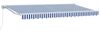 vidaXL Markisenrahmen Blau und Weiß 400 x 200 cm 3329763 Bild 2