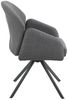 Stuhl Hilda / Holly S, Webstoff, Grau, 57 x 84 x 61 cm Bild 3
