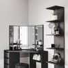 Vicco 'Paolo' Wandregal 7 Ebenen (2er Set), Spannplatte schwarz, 30 x 190 x 28 cm Bild 5