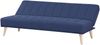 Schlafsofa Pukkila 180x86x81 cm Textil Dunkelblau [en. casa] Bild 3