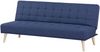 Schlafsofa Pukkila 180x86x81 cm Textil Dunkelblau [en. casa] Bild 2