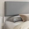 vidaXL Bettgestell mit gepolstertem Kopfteil Hellgrau 200 x 200 cm 3398108 Bild 3