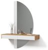 Livinity® Schminktisch Ascona, Weiß/Eiche, 120 cm mit LED Beleuchtung (1-St) Bild 4