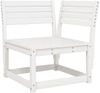 vidaXL Garten-Ecksofa mit Kissen Weiß 73x73x78 cm Massivholz Kiefer 844685 Bild 4