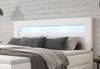 Boxspringbett Repos mit LED und USB 200x200 Weiß H2 (bis 70kg) Bild 3