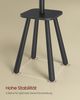 Vasagle Garderobenständer, Kleiderständer, mit 8 Haken und Ablagefläche, 170,5 cm hoch für Mäntel, Hüte, Taschen, Eingangsbereich, Flur, Schlafzimmer, tintenschwarz RCR033B01 Bild 3