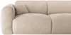 Vente-unique - POGNI Sofa SamtStoff Beige - B 165 cm x H 73 cm x L 280 cm Bild 5