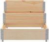 vidaXL 3-stöckiges Hochbeet 120x80 cm Massivholz Kiefer 4010309 Bild 4