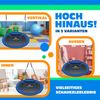 KESSER® Nestschaukel, verstellbar, Indoor - Outdoor-Schaukel für Kinder & Erwachsene, 100cm, Blau Bild 5
