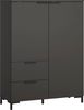 Highboard Alternative Kommode 100x40x132cm Farbe: grau Bild 4