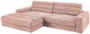 KAWOLA Sofa LANA Ecksofa Cord rosa Recamiere links 83 x 205 x 296 cm Bild 4