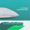 Bestlivings Kopfkissen Cool Me, Füllung: 100% Polyester, Seitenschläfer, Bauchschläfer, Rückenschläfer, kühlender abnhembarer Bezug, atmungsaktiv - weich und pflegeleicht Bild 4
