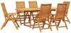 vidaXL Garten Essgruppe 7 pcs Braun Massivholz Akazie 3375715 Bild 2