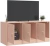 vidaXL TV-Schrank Rosa 99x39x44 cm Stahl 841644 Bild 4