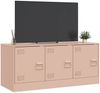 vidaXL TV-Schrank Rosa 99x39x44 cm Stahl 841644 Bild 5