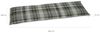 Go-De Bankauflage 148x45x6 cm grau kariert Auflage Sitzauflage Polsterauflage Bild 2